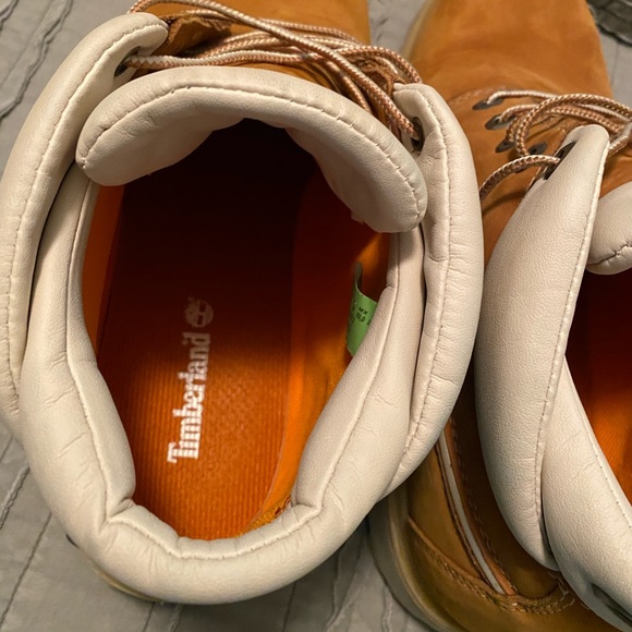 Timberland Tan Nubuck Leather Boots men size 11 - Picture 5 of 8